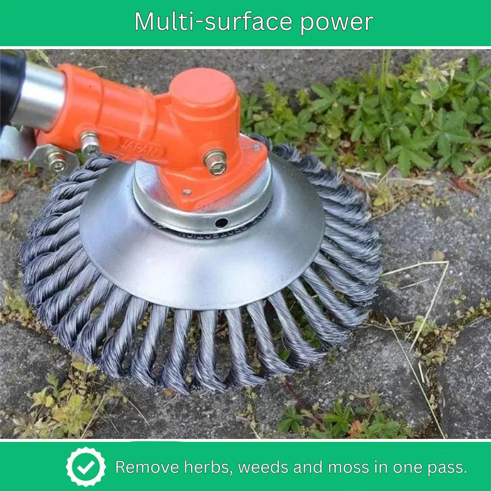 Steel Brush Weed Cutter Head for Precise and Clean Trimming