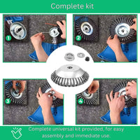 Steel Brush Weed Cutter Head for Precise and Clean Trimming