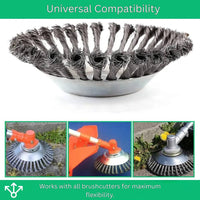 Steel Brush Weed Cutter Head for Precise and Clean Trimming
