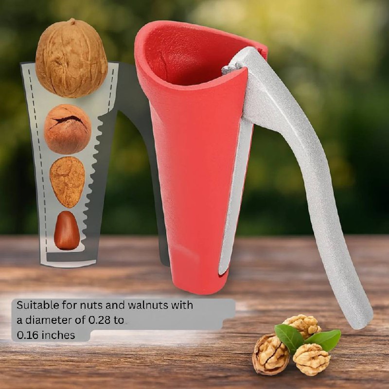 EasyGrip Lever Nut Cracker, Effortless Nut Opening