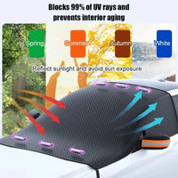 Magnetic Windshield Snow and Ice Protector Cover