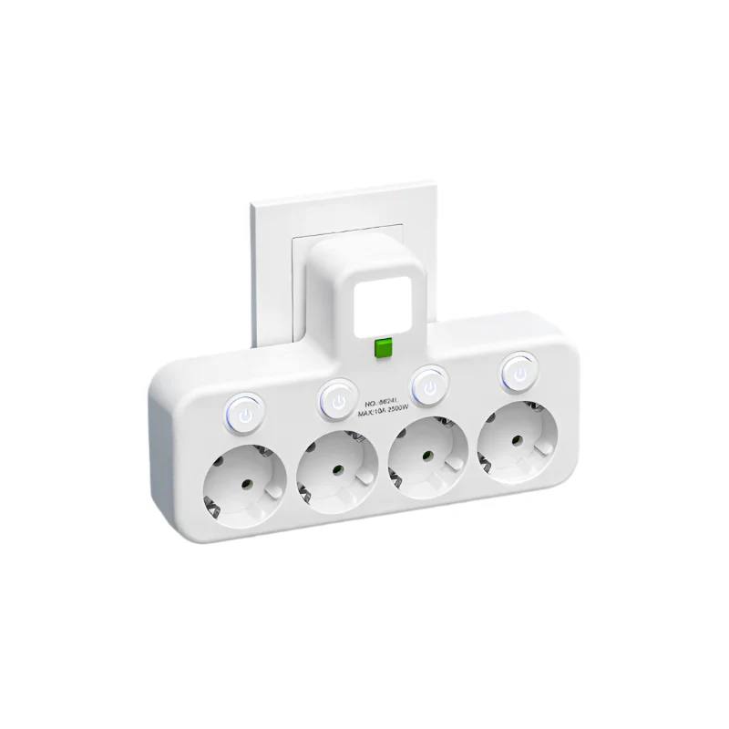 Smart Power Strip ProLine with 3-4 Outlets, 2 USB Ports, 1 USB-C Port, 2500W Surge Protection