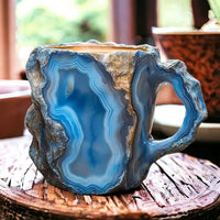 GlaceCup Handmade Mineral Crystal Glass Mug