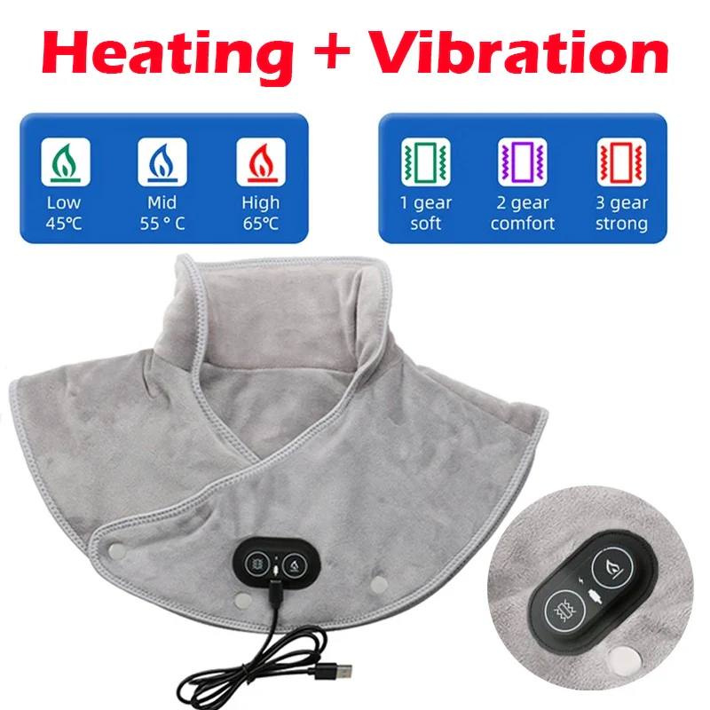 Heated Neck and Shoulder Wrap with 3 Heat Levels and Timer
