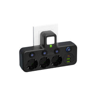 Smart Power Strip ProLine with 3-4 Outlets, 2 USB Ports, 1 USB-C Port, 2500W Surge Protection