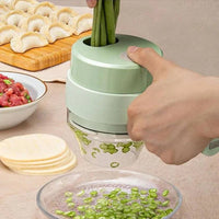 Electric Vegetable Slicer and Chopper for Fast Meal Prep