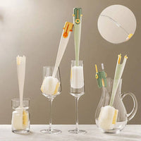 5 in 1 Bottle Cleaner, All-in-One Reusable Cleaning Brush Set