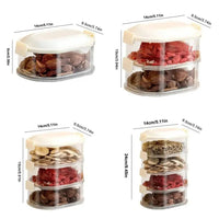 Spice Storage Boxes, Airtight Stackable Organizer
