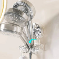 Adjustable Shower Head Holder with Suction Mount