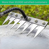 Steel Weed Removal Rake, Durable Garden Tool for Easy Weed Control
