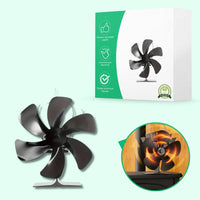 Wood Stove Fan, Silent Heat Diffusion for Efficient Warmth