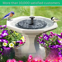 Mini Solar Water Fountain for Garden, Autonomous and Eco-Friendly