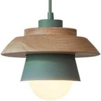 Nordic Wooden Pendant Light, Modern Hanging Lamp for Indoor Spaces