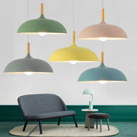 Nordic Oak Ceiling Light, Scandinavian Design in Oak Wood