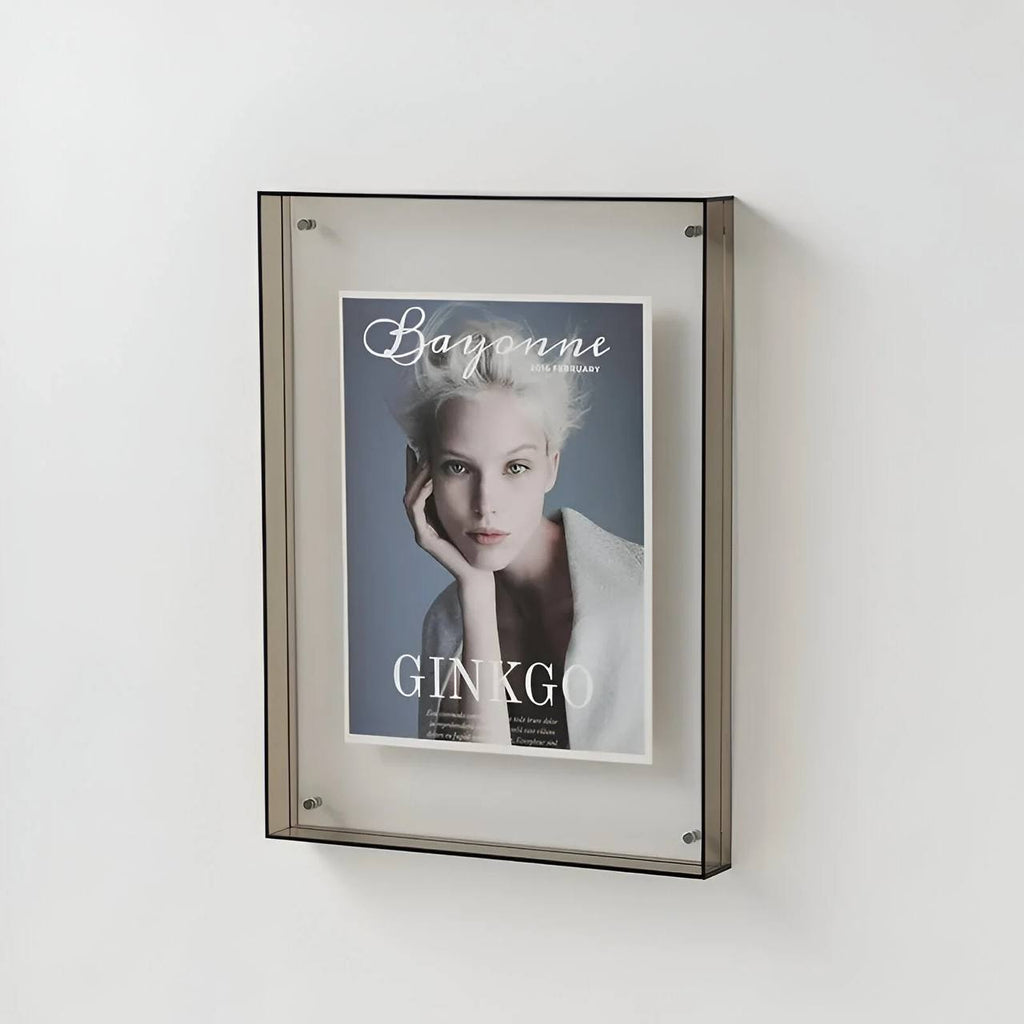 Modern Acrylic Photo Frame, Clear Color Design