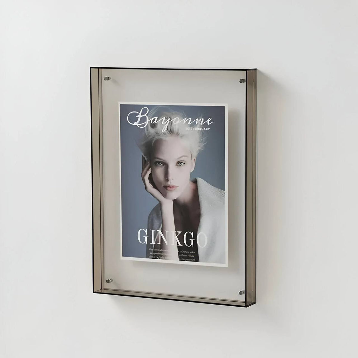 Modern Acrylic Photo Frame, Clear Color Design