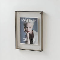 Modern Acrylic Photo Frame, Clear Color Design
