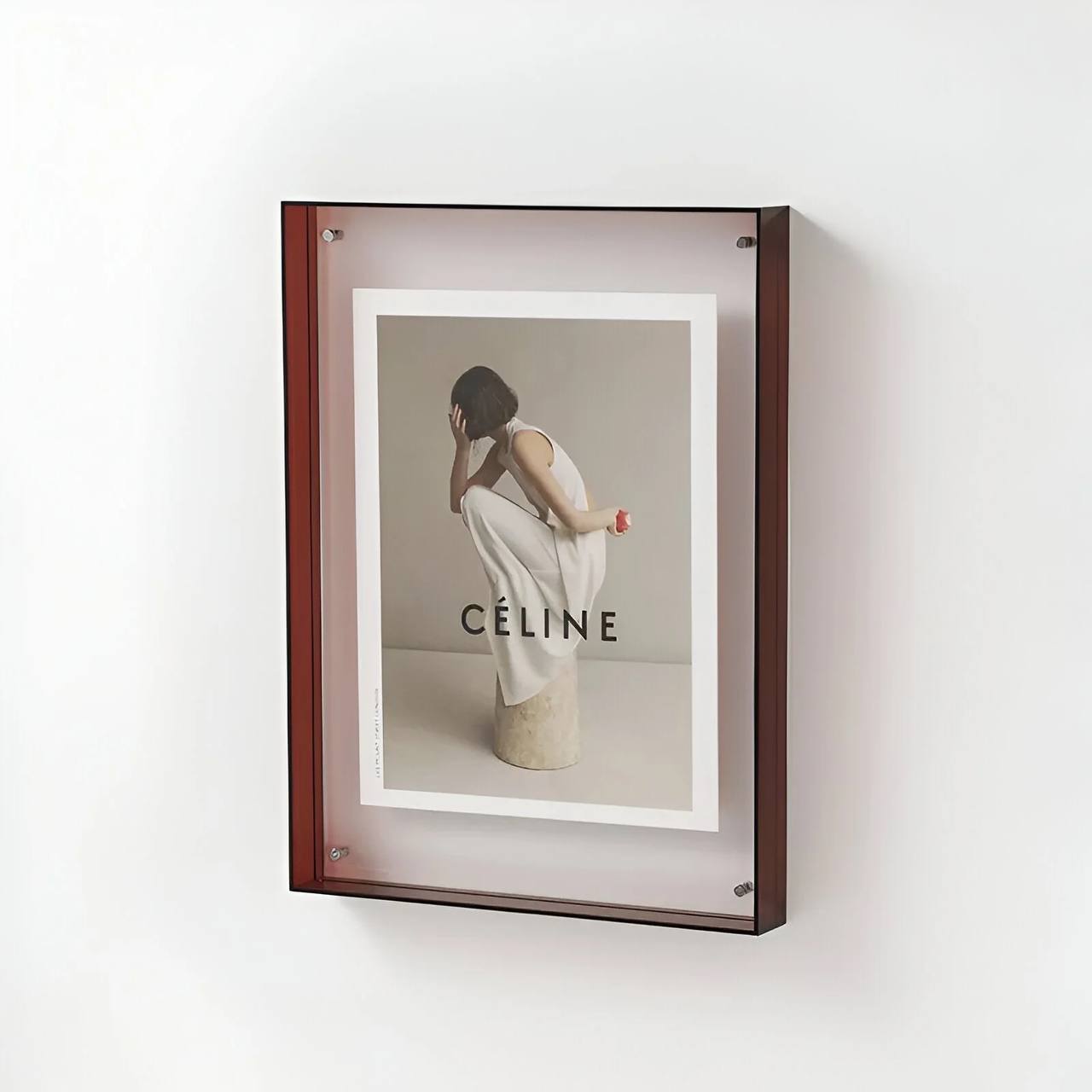 Modern Acrylic Photo Frame, Clear Color Design
