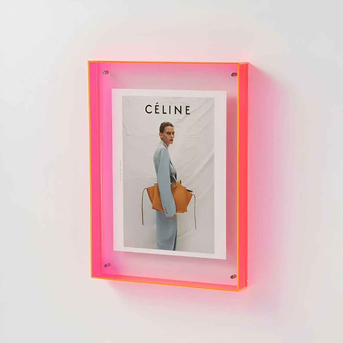 Modern Acrylic Photo Frame, Clear Color Design