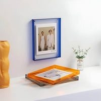 Modern Acrylic Photo Frame, Clear Color Design