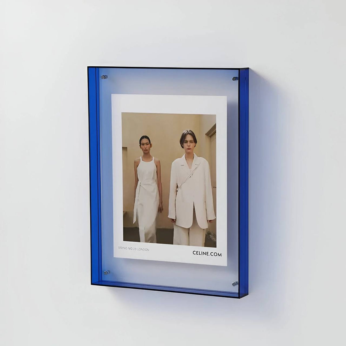 Modern Acrylic Photo Frame, Clear Color Design
