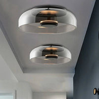 CrystalShine LED Ceiling Light, Modern Glass Design