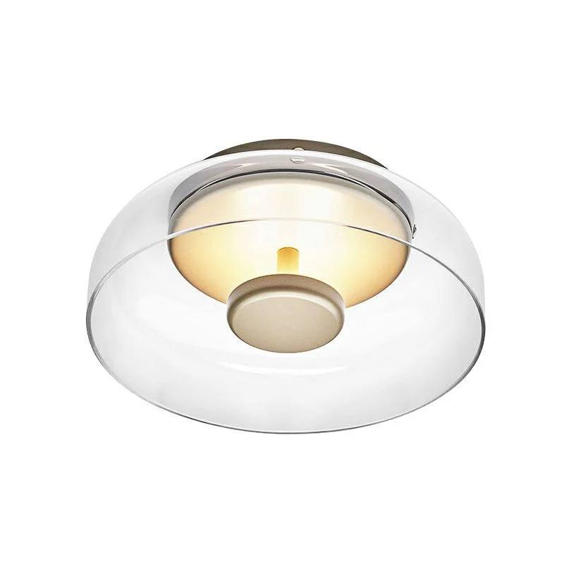 CrystalShine LED Ceiling Light, Modern Glass Design