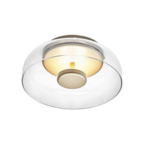CrystalShine LED Ceiling Light, Modern Glass Design