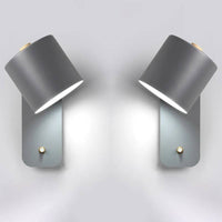 Modern LED Wall Lamp with Switch for Living and Bedroom