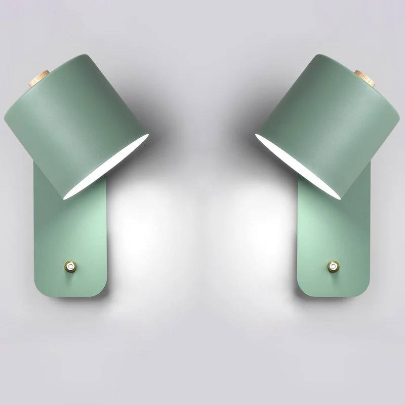 Modern LED Wall Lamp with Switch for Living and Bedroom
