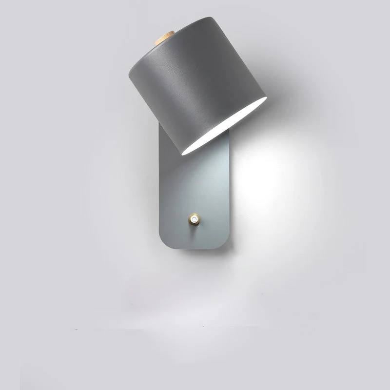 Modern LED Wall Lamp with Switch for Living and Bedroom