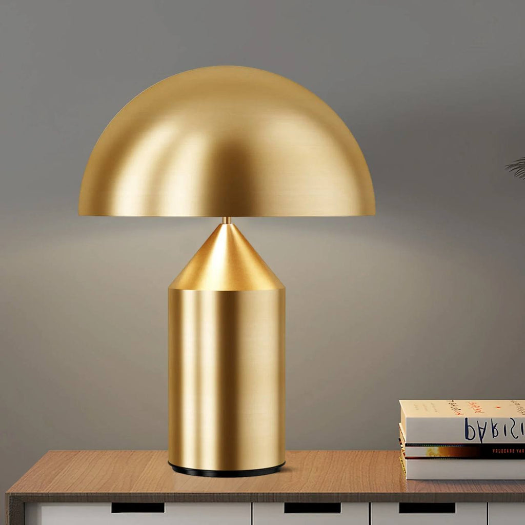 Geometric Table Lamp with Modern Sculptural Form