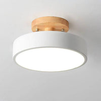 LED Ceiling Light With Integrated LED and Adjustable Color Temperature