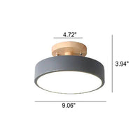 LED Ceiling Light With Integrated LED and Adjustable Color Temperature
