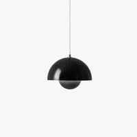 Danish Pendant Light with Floral Design
