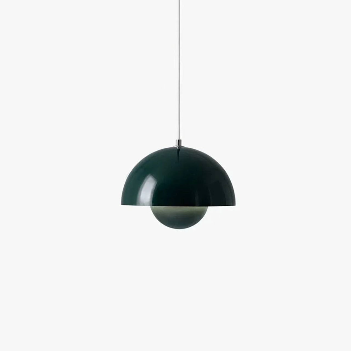 Danish Pendant Light with Floral Design
