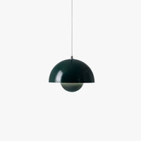 Danish Pendant Light with Floral Design