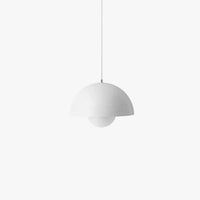 Danish Pendant Light with Floral Design