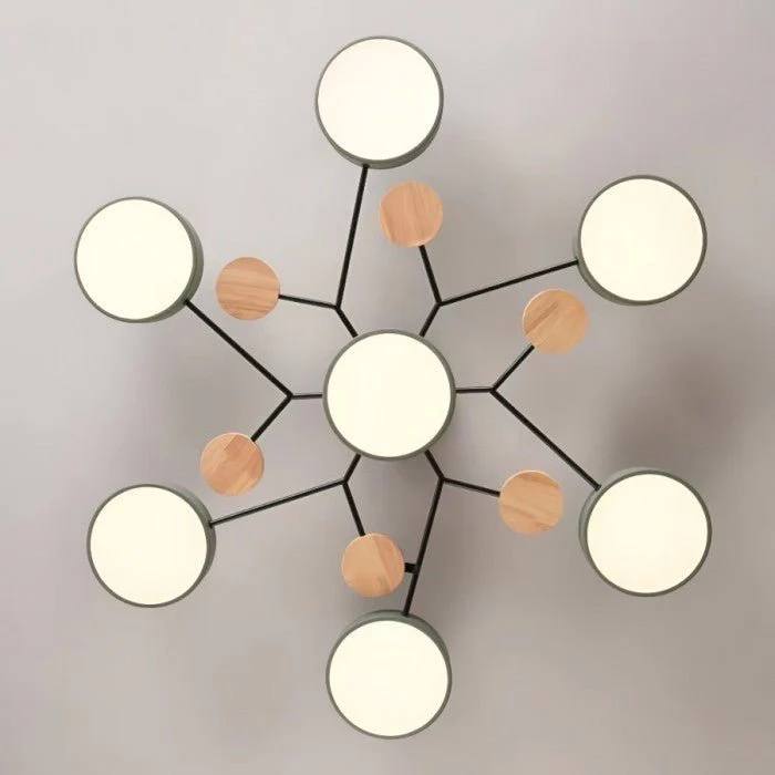Scandinavian LED Ceiling Light, Modern Branch Design