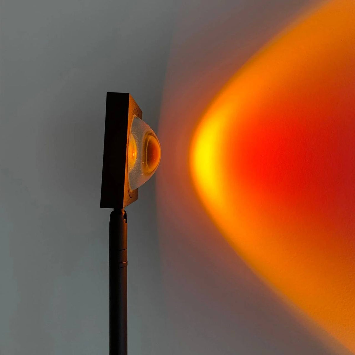 LED Color Projector Floor Lamp, Minimalist Halo Light Effect