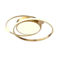 Round LED Ceiling Light, Nordic Minimal Flush Mount Design