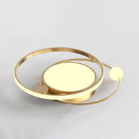 Round LED Ceiling Light, Nordic Minimal Flush Mount Design