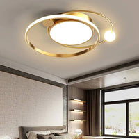 Round LED Ceiling Light, Nordic Minimal Flush Mount Design