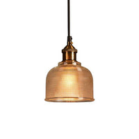 Retro Glass Pendant Light, European Vintage Design