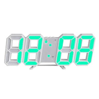 3D LED Wall Clock, Modern Digital Clock with Dimmable Lighting