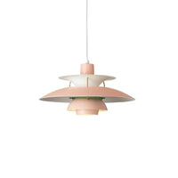 Scandinavian Umbrella Pendant Light, Metal Hanging Lamp for Indoor Spaces