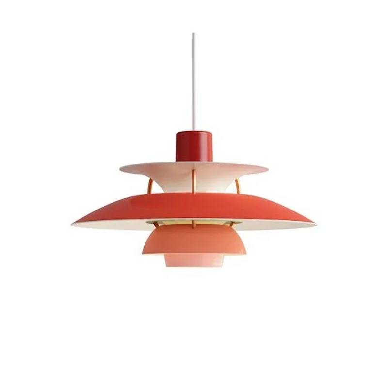 Scandinavian Umbrella Pendant Light, Metal Hanging Lamp for Indoor Spaces