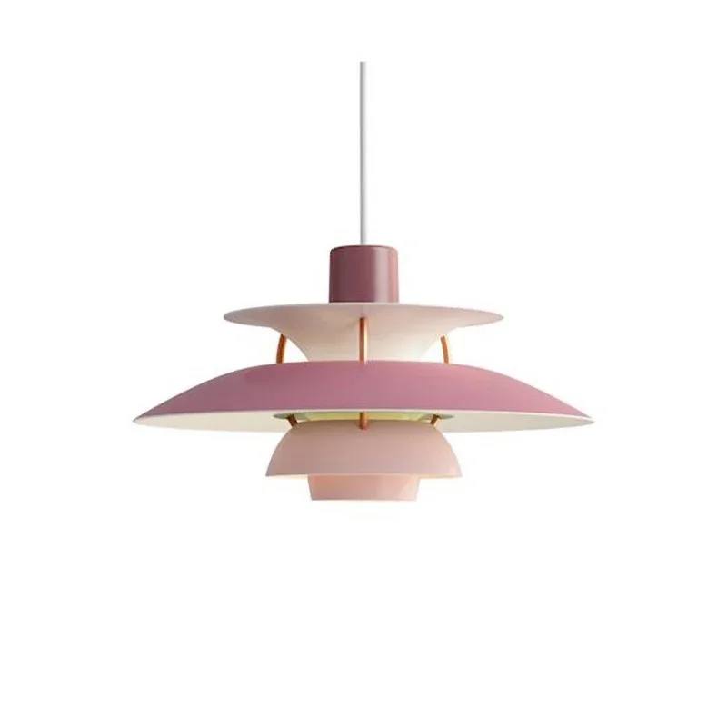Scandinavian Umbrella Pendant Light, Metal Hanging Lamp for Indoor Spaces