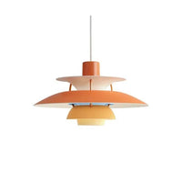 Scandinavian Umbrella Pendant Light, Metal Hanging Lamp for Indoor Spaces