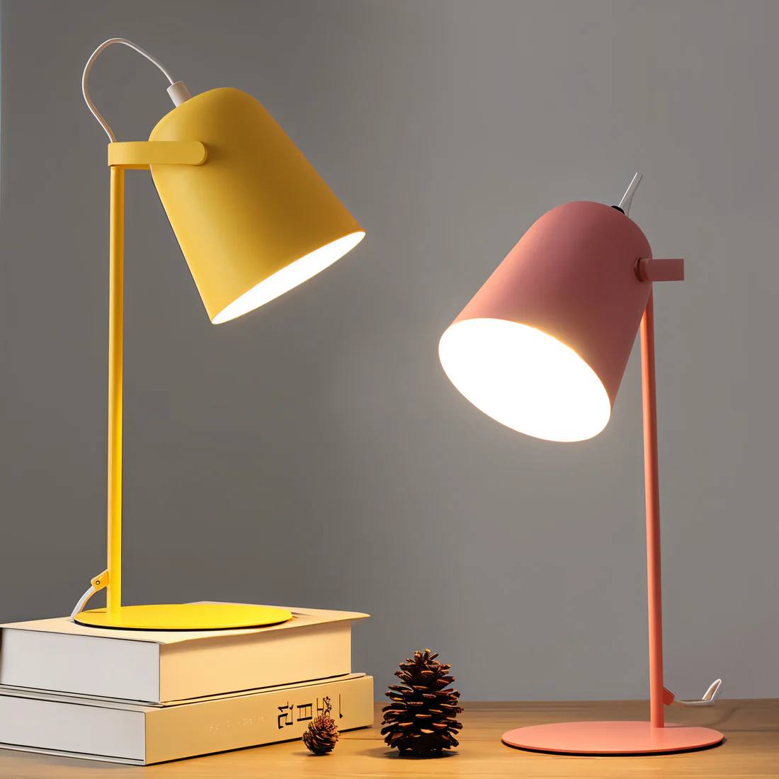 Macaron Table Lamp, Nordic Adjustable Desk Lamp